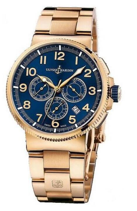 Ulysse Nardin Marine Chronograph Manufacture Replica Watch Price 1506-150-8M/63